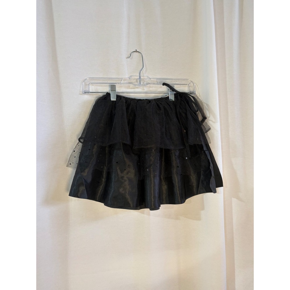 Kids Black Tiered Tulle Costume Skirt